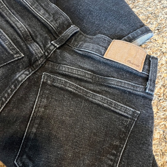 Madewell the perfect jean black denim straight leg jeans size 25 - Picture 6 of 6